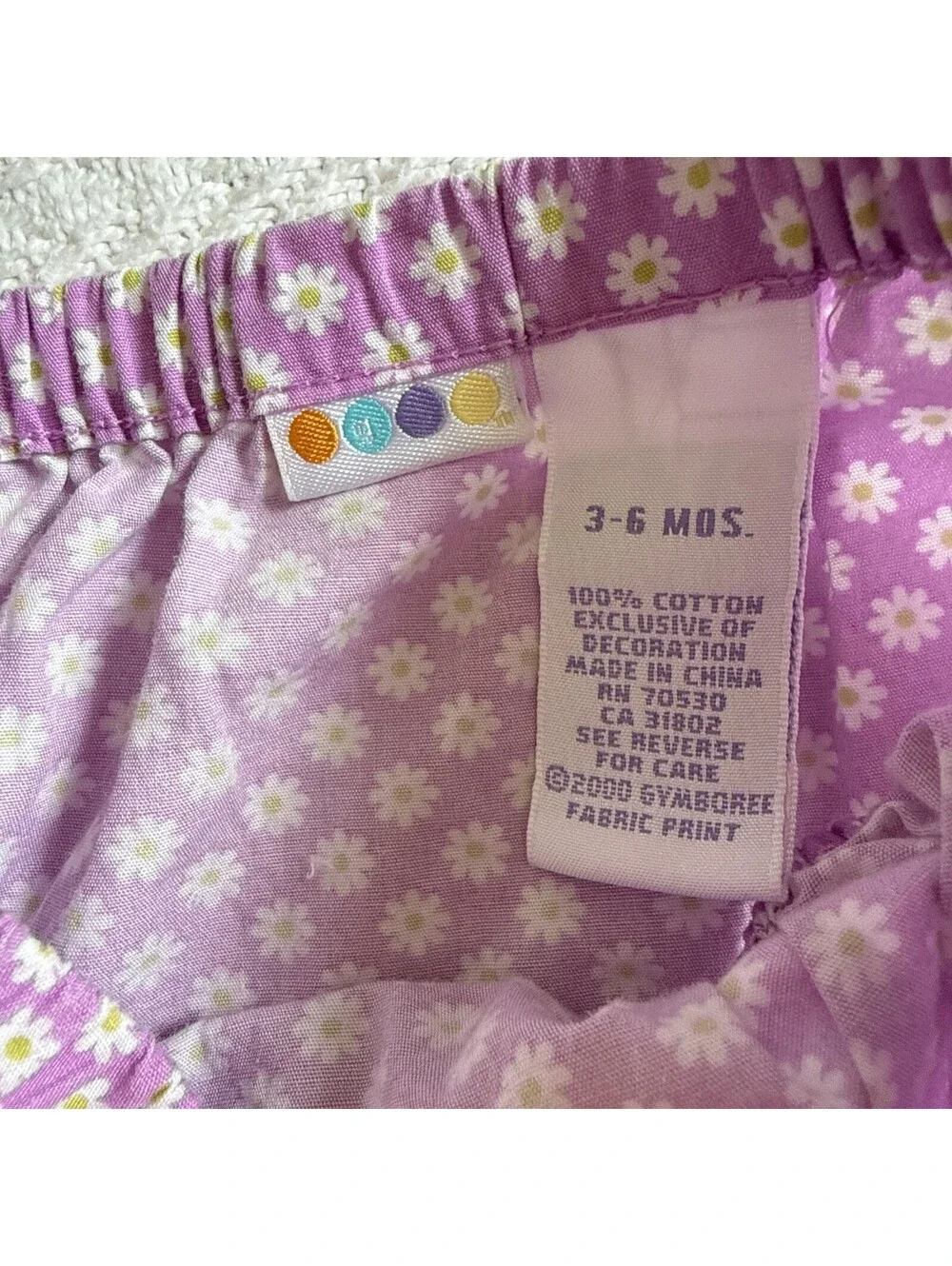 Set up 2 Gymboree VTG girls 2000 3-6M Diaper Cover Bloomers Floral 100% cotton